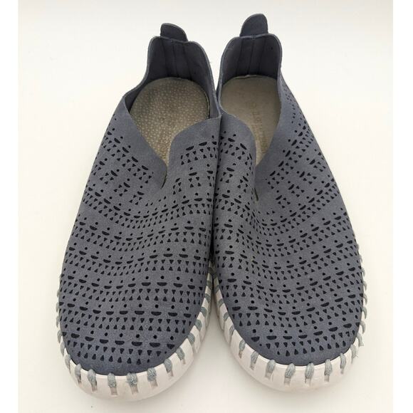 ILSE Jacobsen Tulip 139 Perforated Slip-On Sneaker Women's Blue Size US8 EU38 - Picture 14 of 14